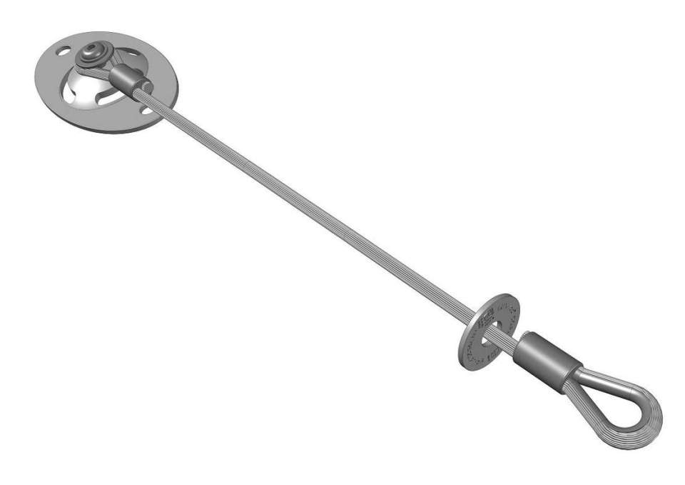 LUX-top CORDA Steildachanschlagpunkt zur Befestigung auf Holzbalken oder Betondecken LUX-top CORDA Steildachanschlagpunkt zur Befestigung auf Holzbalken oder Betondecken