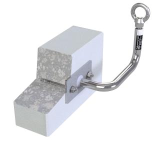 LUX-top ASP EV 2s 90° / ASP EV 2s 90° L/R Anschlagpunkte zur seitlichen Befestigung an Beton- oder Stahlbauteilen