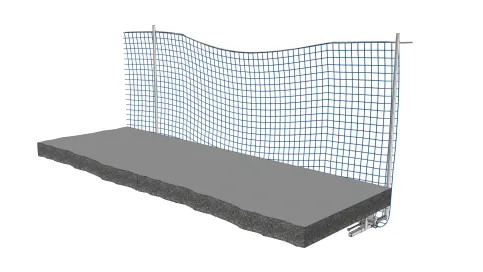 Einbaubeispiel LUX-top® T-Trägerzwinge