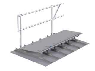 LUX-top LST – Rail - Wartungsweg für Metalldach