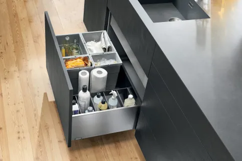 Müllauszug mit Inneneinteilungssystem AMBIA-LINE