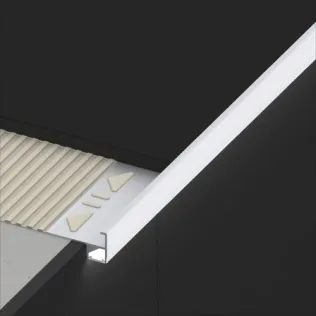 alferlight LED-Stufen-Profil alferstep mit Streuscheibe
