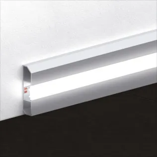 alferlight LED-Sockelleiste mit Streuscheibe