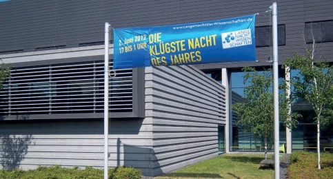 Transparentanlage „Lange Nacht der Wissenschaften”, Berli