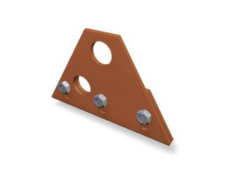 PREFA Sailerklemme DOP.P.10 ziegelro 04 P.10 Ziegelrot