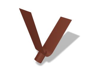 PREFA Saumrinnenstutzen 100 oxydrot 05 Oxydrot