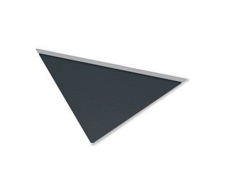 PREFA DR44 END ST P.10 anthrazit stucco, 02 P.10 Anthrazit