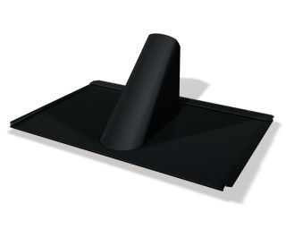 PREFA Einf. R16 ST P.10 schwarz stucco, 03 P.10 Schwarz
