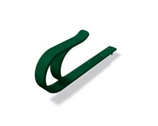 PREFA EN 517 B DS-Haken P.10 moosgrü Profilquerschnitt:30x6 mm