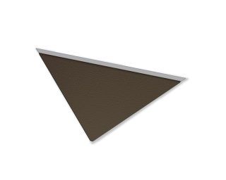 PREFA DR44 END ST P.10 braun stucco, 01 P.10 Braun
