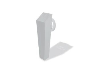PREFA QR Speier 80x80 silbermetallic 12 Silbermetallic