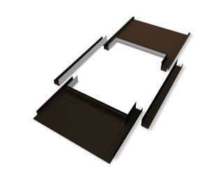 PREFA R 54x78-118 ST P.10 nussbraun 540x780-1180 mm, 11 P.10 Nussbraun