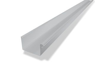 PREFA Kastenrinne 33/3m silbermetall 12 Silbermetallic