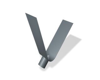 PREFA SR-Stutzen 100 P.10 dunkelgrau 19 P.10 Dunkelgrau