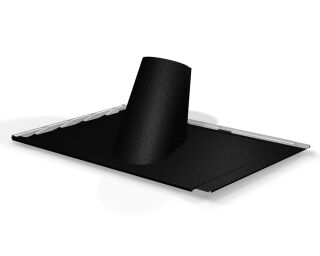 PREFA Einfassung DS.19 P.10 schwarz Dachschindel DS.19, 03 P.10 Schwarz