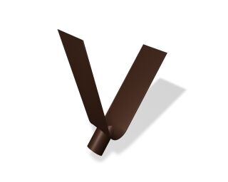 PREFA SR-Stutzen 100 P.10 nussbraun 11 P.10 Nussbraun