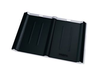 PREFA Dachplatte P.10 schwarz 03 P.10 Schwarz