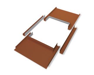 PREFA R 74x78-118 ST P.10 ziegelrot 740x780x1180 mm, 04 P.10 Ziegelrot