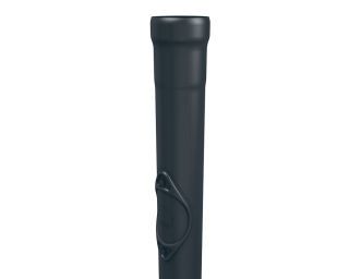 PREFA Standrohr m.RÖ 100 anthrazit 100 x 1000, 02 Anthrazit