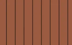 Kupferbraun (ähnlich RAL 8004), Oberfläche PVDF