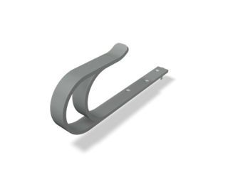 PREFA EN 517 B DS-Haken P.10 hellgra Profilquerschnitt:30x6 mm