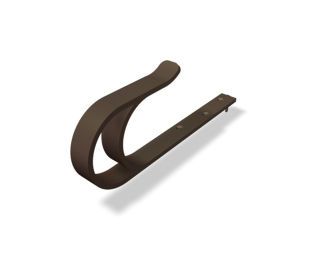 PREFA EN 517 B DS-Haken P.10 braun Profilquerschnitt:30x6 mm