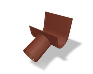 PREFA Schrägstutzen 100 oxydrot 05 Oxydrot