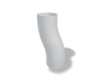 PREFA Sockelknie 80/60 silbermeta 12 Silbermetallic
