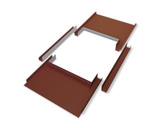 PREFA R 94x78-118 ST P.10 oxydrot 940x780-1180 mm, 05 P.10 Oxydrot