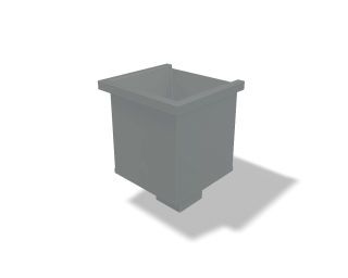 PREFA QR Wasserkasten 100 hellgrau 07 Hellgrau