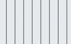 Lichtgrau (ähnlich RAL 7035), Oberfläche PVDF