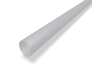 PREFA Ablaufrohr 100 silbermetallic 12 Silbermetallic