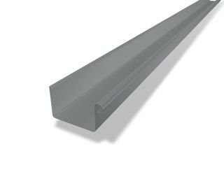 PREFA Kastenrinne 50/3m hellgrau 07 Hellgrau