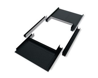 PREFA R 114x78-160 ST P.10 schwarz 1140x780-1600 mm, 03 P.10 Schwarz