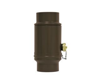 PREFA Wassersammler 100 P.10 braun inkl. Kunststoffanschluss