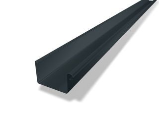 PREFA Kastenrinne 33/3m anthrazit 02 Anthrazit