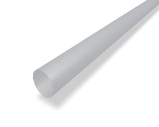 PREFA Ablaufrohr 120 silbermetallic 12 Silbermetallic
