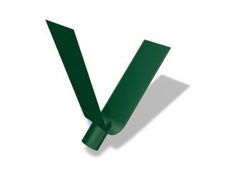 PREFA Saumrinnenstutzen 100 moosgr. 06 Moosgrün