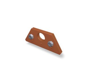 PREFA Sailerklemme EINF.P.10 ziegelr 04 P.10 Ziegelrot