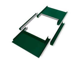 PREFA R 114x78-160 ST P.10 moosgrün 1140x780-1600 mm, 06 P.10 Moosgrün