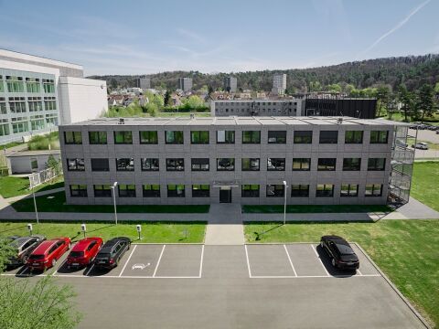 Modulares Bürogebäude für MiP Pharma