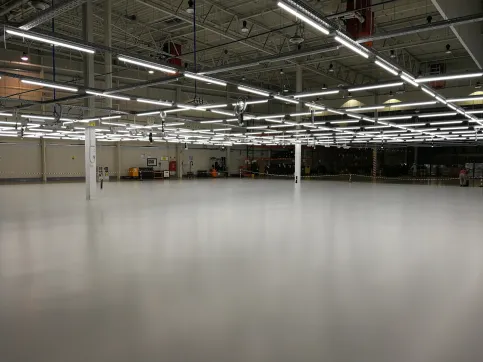 Nachher: Industriebodensanierung