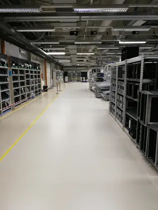 Nachher Delphi Produktionshalle