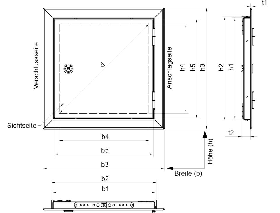 Softline Solid Airproof Revisionstür