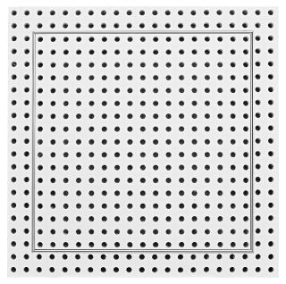 Revi-Klappe ALU-AKUSTIK LP 200x200 12,5m m 12/25 quad Vl.schw