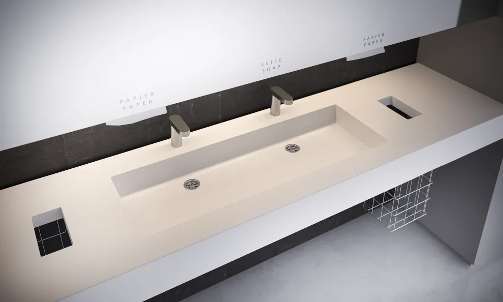 VIVARI Waschtisch aus CORIAN®