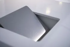 Papierabwurfklappe Waschtischplatte (M10-WTPAKL_WT) L/B 200/200 mm