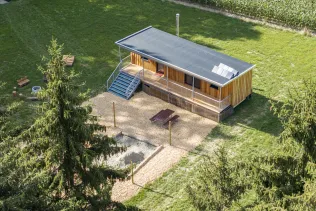 Der Dürmentinger Waldkindergarten wurde an den Waldrand platziert.