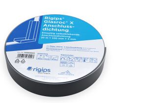 Rigips Glasroc X Anschlussdichtung 100 mm, 20.000 mm Rolle