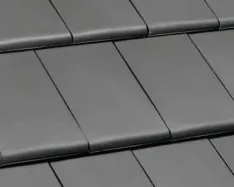 Nibra®-Glattziegel „G 10 PRO” – anthrazitgrau engobiert